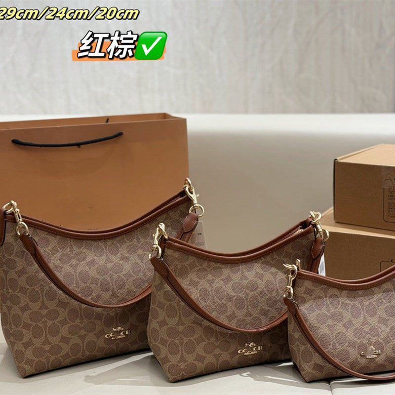 Genuine Leather Tote Bag for Women Trendy Shoulder Crossbody Purse, Versatile Casual Hobo Handbag with Slouchy Silhouette