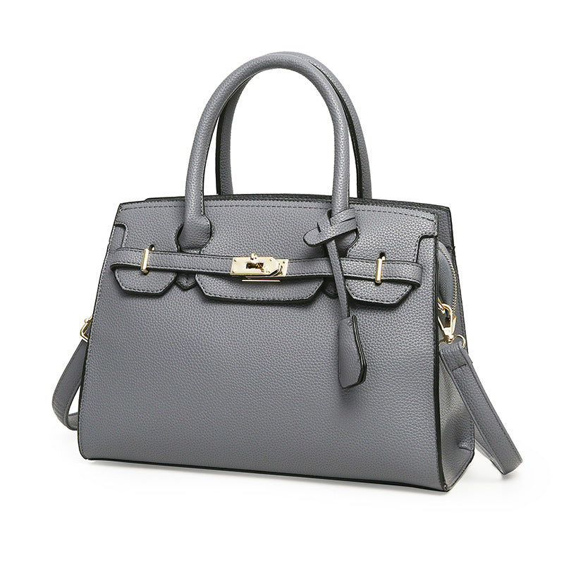 New Arrival Croc-Effect Handbag for Women, A Trendy Versatile Top-Handle Crossbody Bag with Fashionable Design