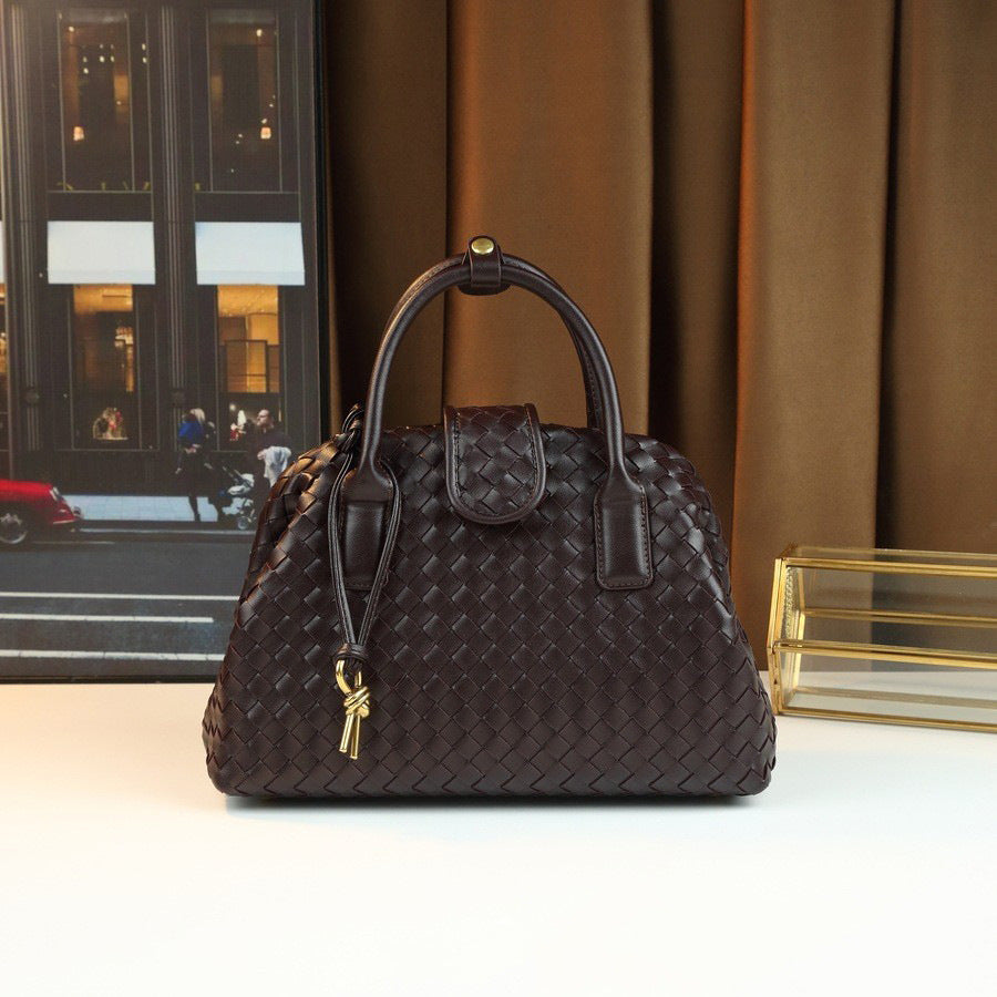 Handwoven Tote Bag for Women Premium Shoulder Crossbody Handbag, Casual Versatile Purse with Artisan Woven Texture
