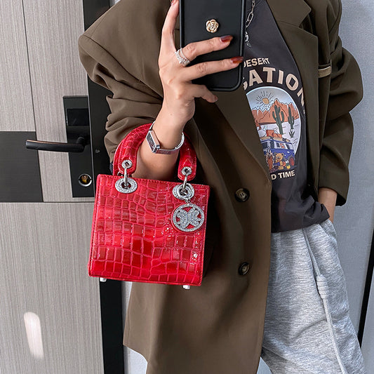 Women's Genuine Leather Animal Print Top-Handle Shoulder Bag, New Large-Capacity Lady-Inspired Tote Handbag, Trendy Versatile Purse for Work, Shopping & Travel