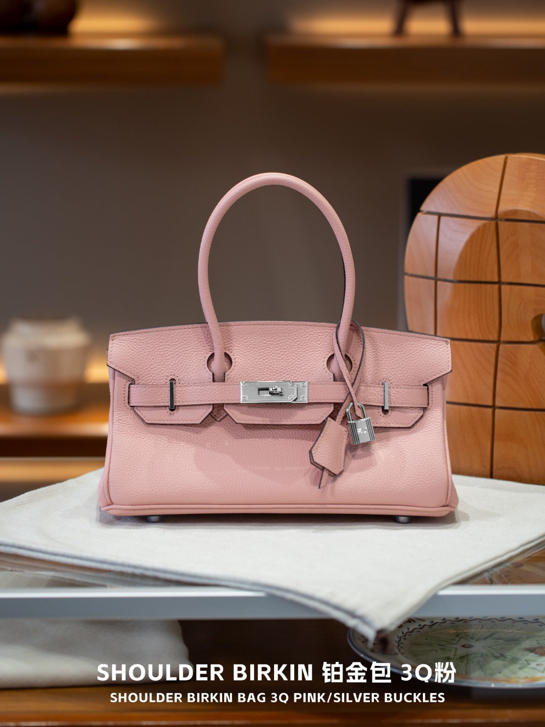 Chic Light Luxury Birkin-Inspired Shoulder Bag for Women, Elegant Top-Handle Crossbody Handbag with Premium Texture, Versatile Spring/Summer Commuter Purse