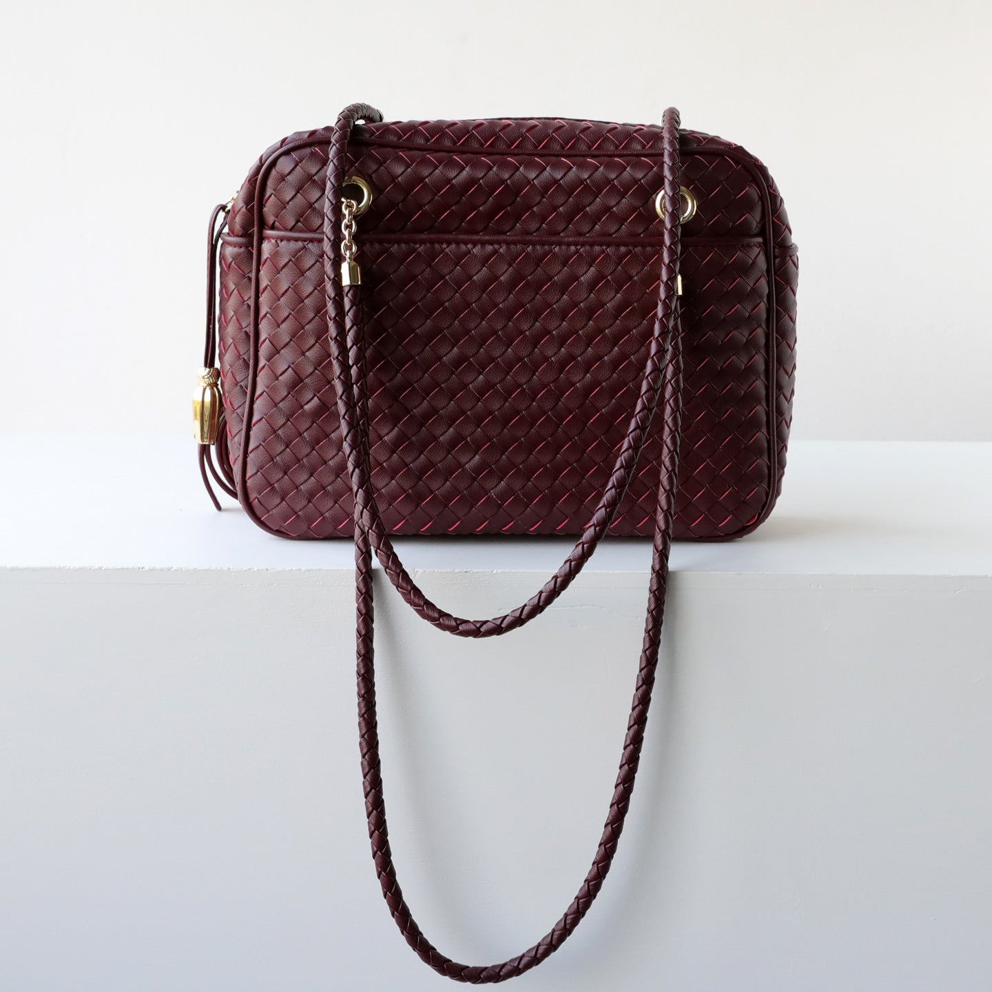 Handwoven Cowhide Underarm Bag for Women Commuter Shoulder Crossbody Handbag, Premium Versatile Purse with Artisan Woven Texture