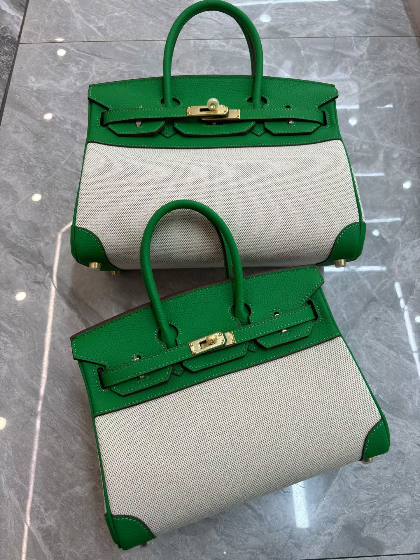 Luxurious Genuine Calfskin Leather Kelly & Birkin-Inspired Tote Bag for Women, Turn-Lock Top-Handle Handbag with Premium High-End Design, New Arrival