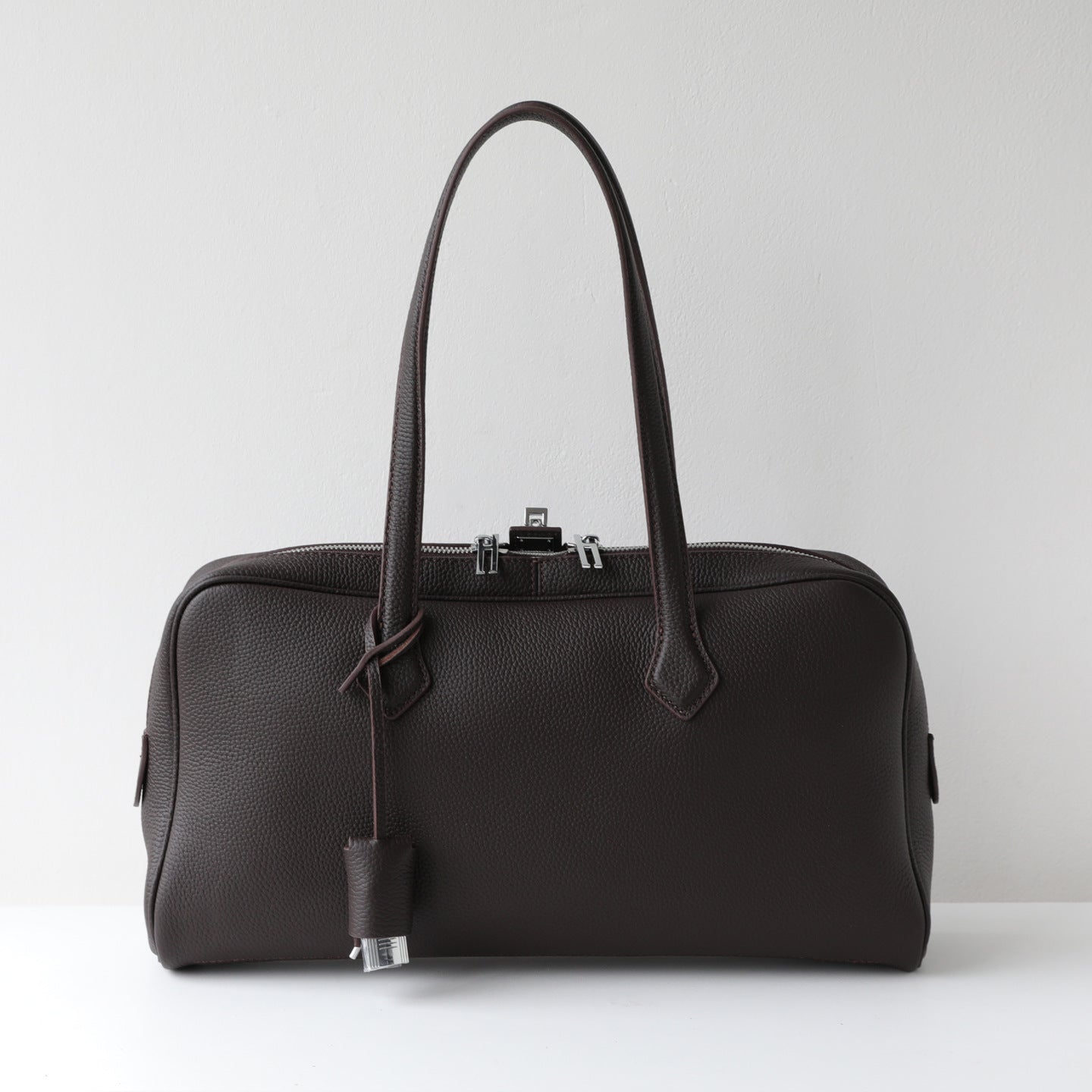 Togo Leather Tote Bag for Women Large Capacity Shoulder Handbag, Premium Commuter Purse with Versatile Everyday Style