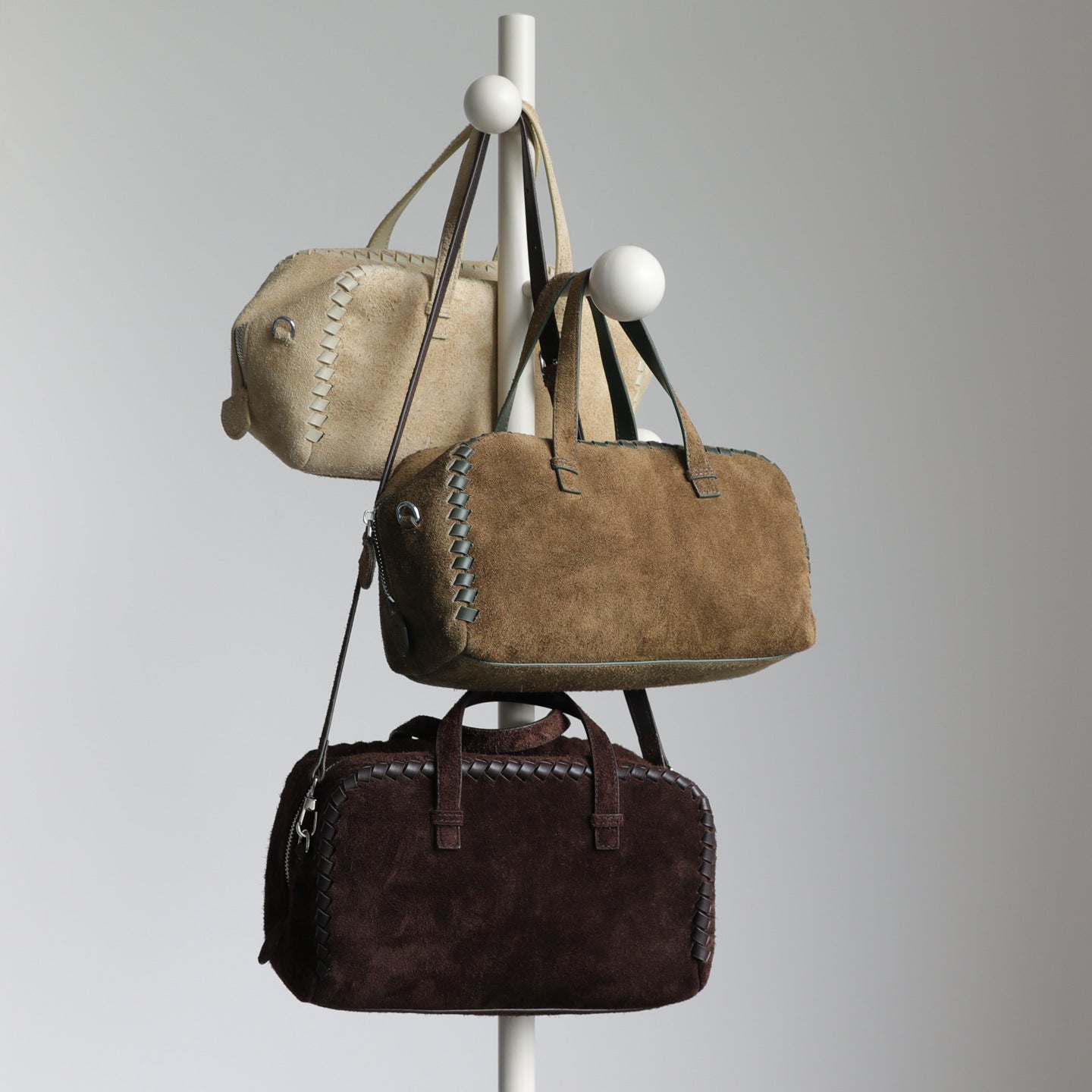 Frosted Cowhide Woven Boston Pillow Bag for Women Large Capacity Shoulder Crossbody Handbag, Vintage Genuine Leather Purse with Soft Matte Texture