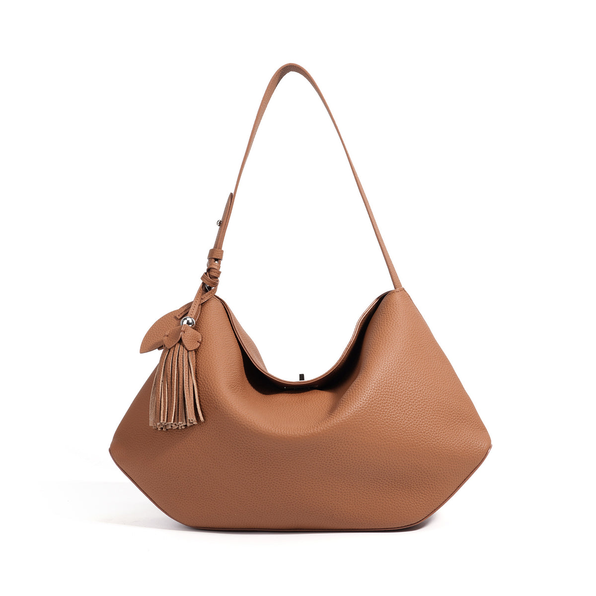 Large Capacity Vintage Cowhide Work Tote, Versatile Fashionable Top Handle Shoulder Handbag, Premium Leather Bag for Women