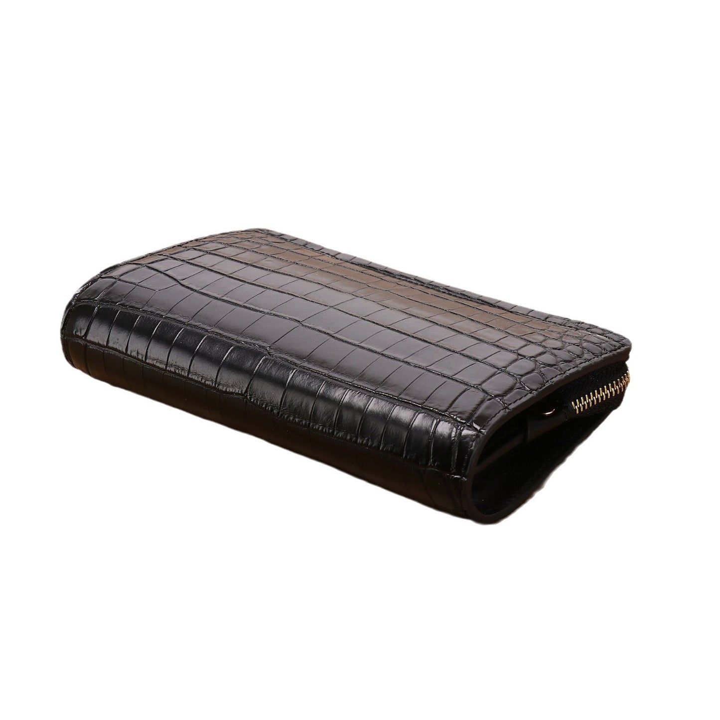 New Arrival Croc-Effect Long Clutch Wallet for Men, A Large Capacity Handheld Bag with Multiple Card Slots & Phone Pouch, Multi-Functional Design