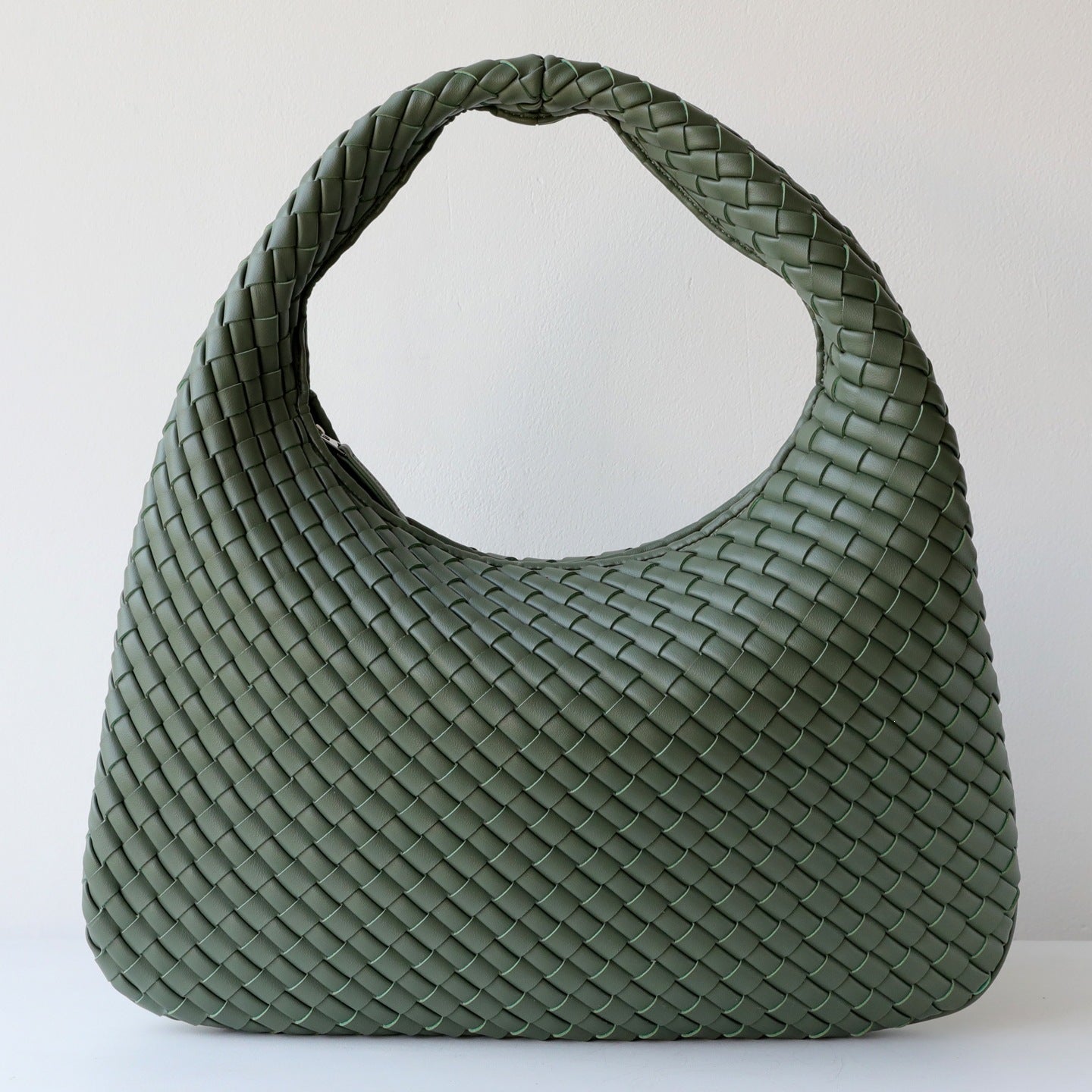 Handwoven Hobo Dumpling Bag for Women Genuine Leather Shoulder Underarm Handbag, Versatile Spring Summer Purse with Artisan Texture