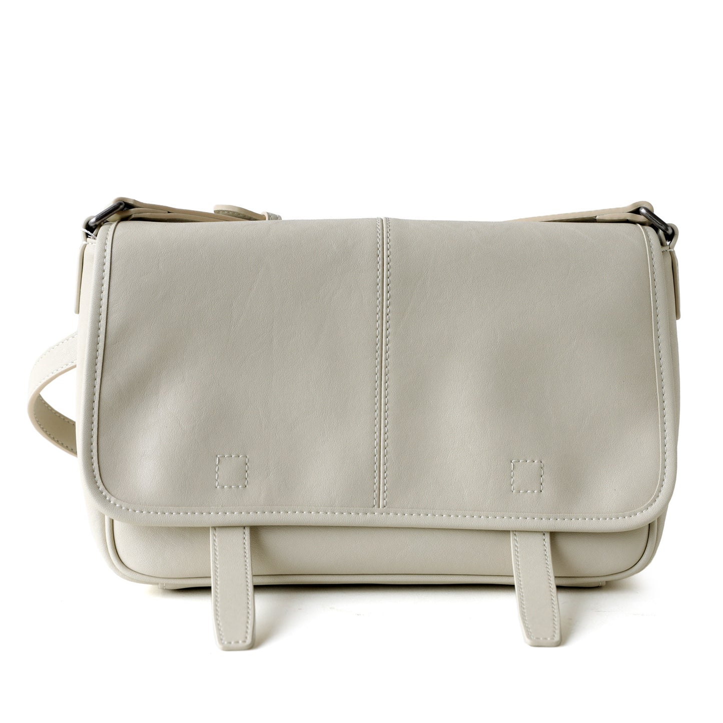 Vegetable-Tanned Leather Messenger Bag for Men and Women Vintage Casual Commuter Shoulder Crossbody Handbag, Versatile Genuine Leather Purse