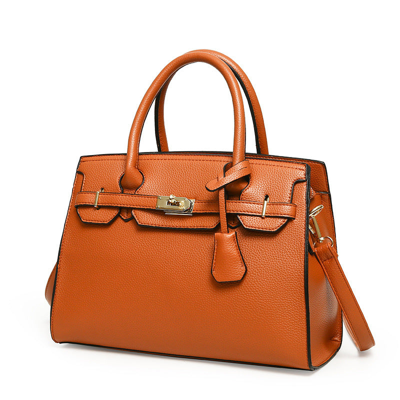 New Arrival Croc-Effect Handbag for Women, A Trendy Versatile Top-Handle Crossbody Bag with Fashionable Design