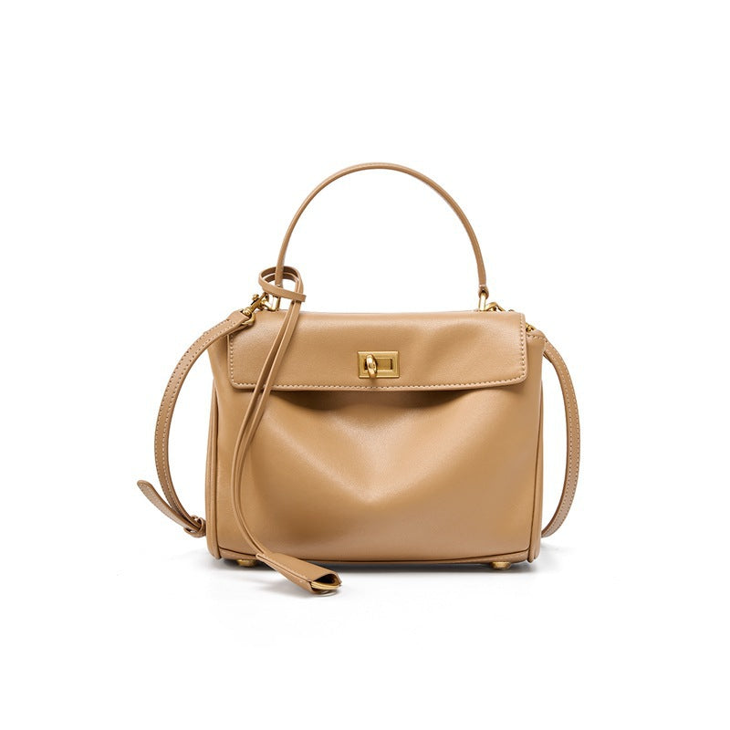 Genuine Leather Underarm Tote Bag for Women, New Fall Winter Large Capacity Crossbody Top Handle Purse, Premium Everyday Handbag for Ladies