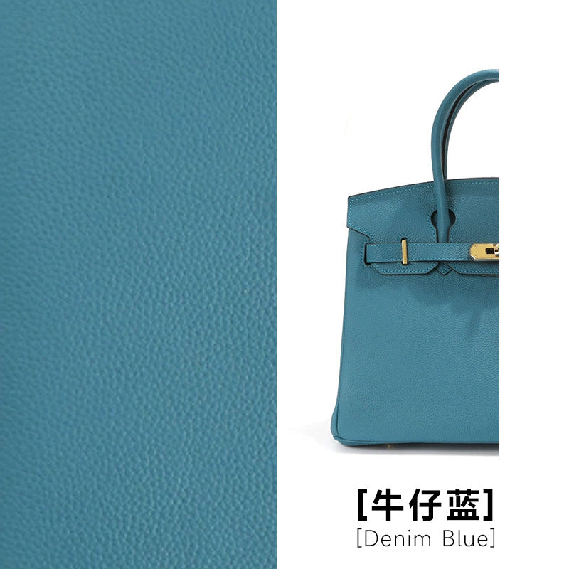 Chic Top-Layer Cowhide Birkin & Kelly-Inspired Tote Bag for Women, Premium Genuine Leather Large Capacity Top-Handle Crossbody Shoulder Handbag with Sophisticated Design, Ideal Commuter Purse