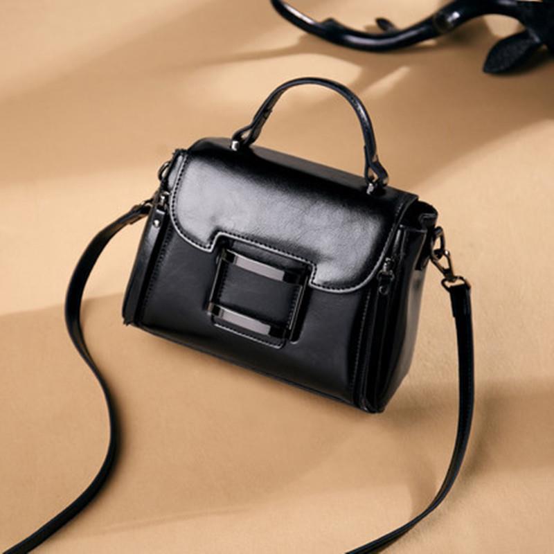 Genuine Leather Vintage Top Handle Handbag for Women, New Fashionable Shoulder Crossbody Purse, Trendy Bag for Ladies