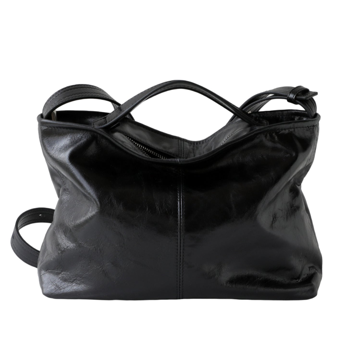 Top Layer Cowhide Tote Bag for Women Minimalist Large Capacity Shoulder Crossbody Handbag, Premium Genuine Leather Purse with Timeless Style