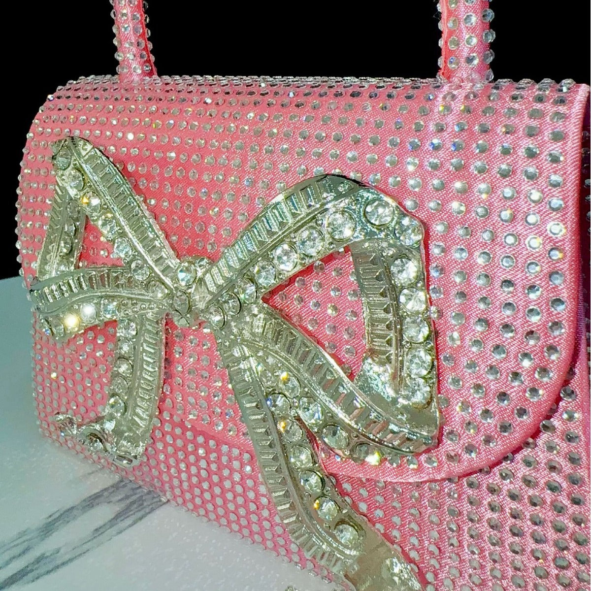 Dazzling Full Rhinestone Evening Bag for Women, A Crystal-Embellished Top-Handle Crossbody Shoulder Handbag Perfect for Banquets & Special Occasions