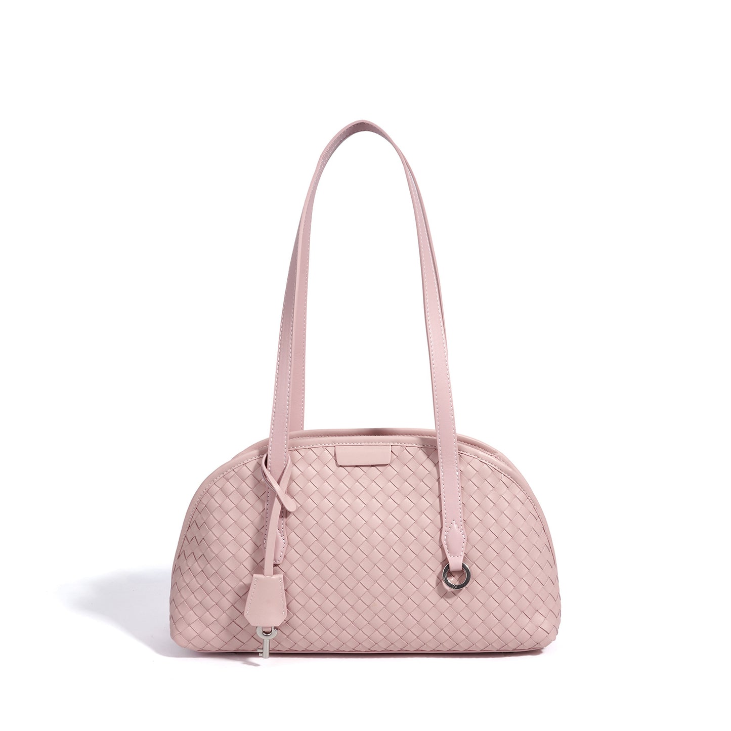 New Classic Handwoven Boston Bag, Large Capacity Commute Shoulder Underarm Top Handle Purse, Niche Designer Bag for Women