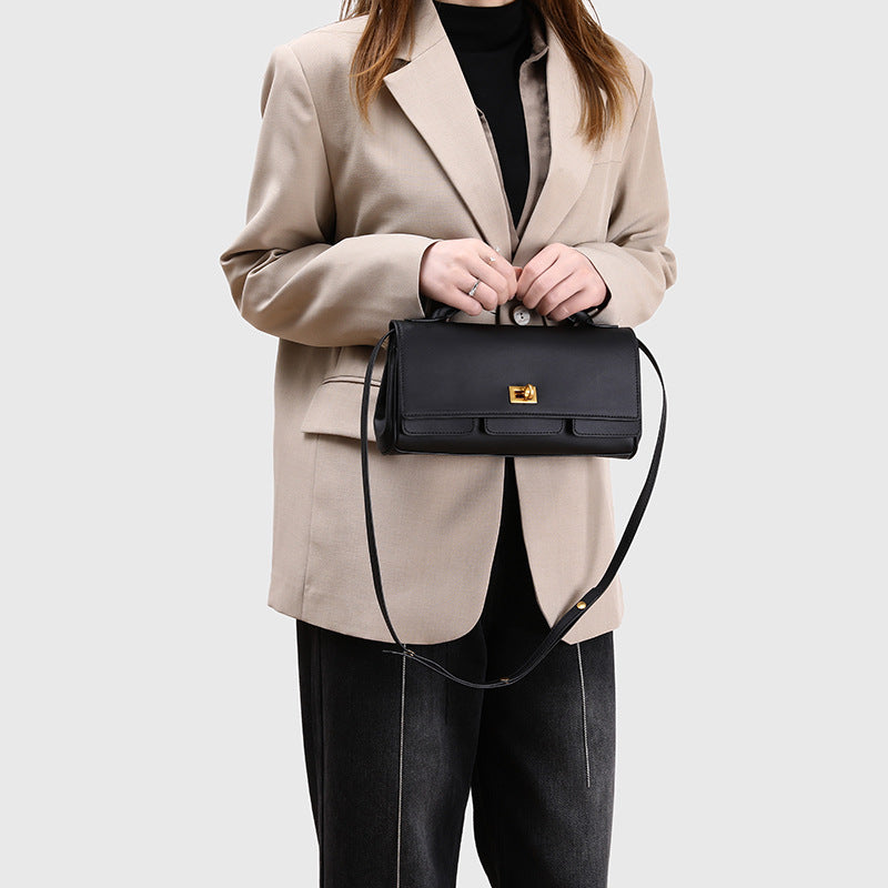 Trendy Baguette Shoulder Bag for Women, Luxe-Textured Handbag with Underarm Carry Style, The Go-to Spring Crossbody Purse for Effortless Chic