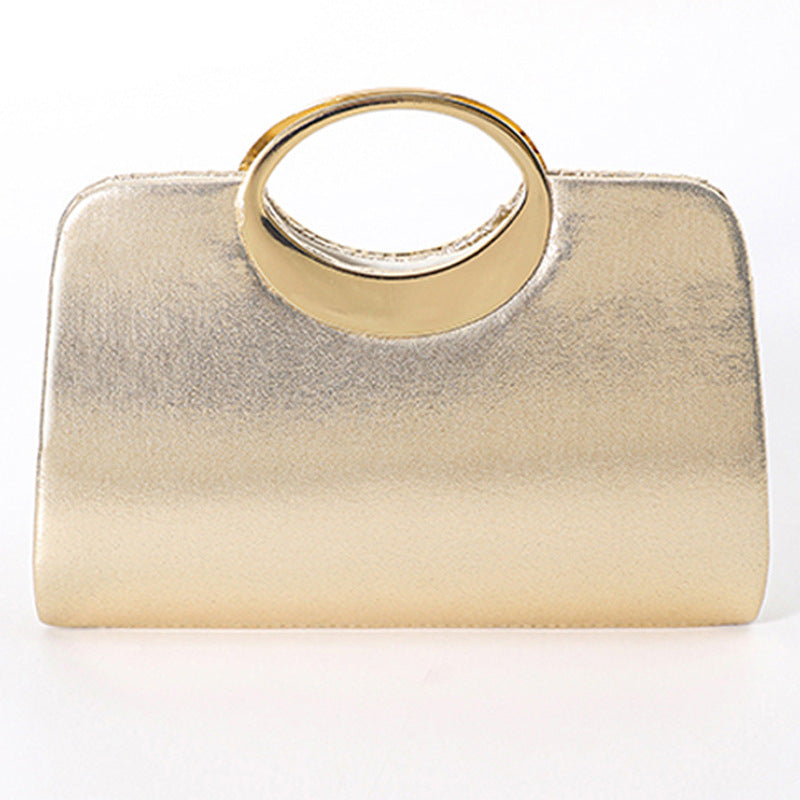 Pleated Evening Clutch for Women, Rhinestone Embellished Banquet Wedding Top Handle Bag, Light Luxury Formal Gown Purse with Organizer Pockets for Ladies