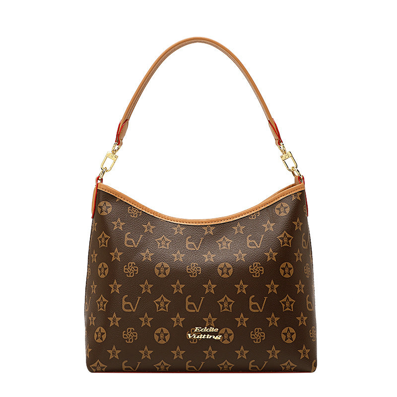 Premium Large Tote Shoulder Underarm Bag for Women | LV-Inspired Light Luxury Handbag with Sophisticated High-End Design | Spacious Commuter Carryall for Work, Errands & Travel | Chic Everyday Purse with Effortless Elegance & Timeless Appeal