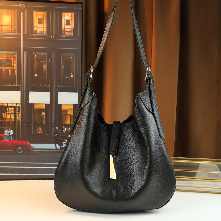 Genuine Leather Suede Patchwork Saddle Tote Bag for Women Winter Color-Block Shoulder Handbag, Premium Quality Purse with Versatile Style