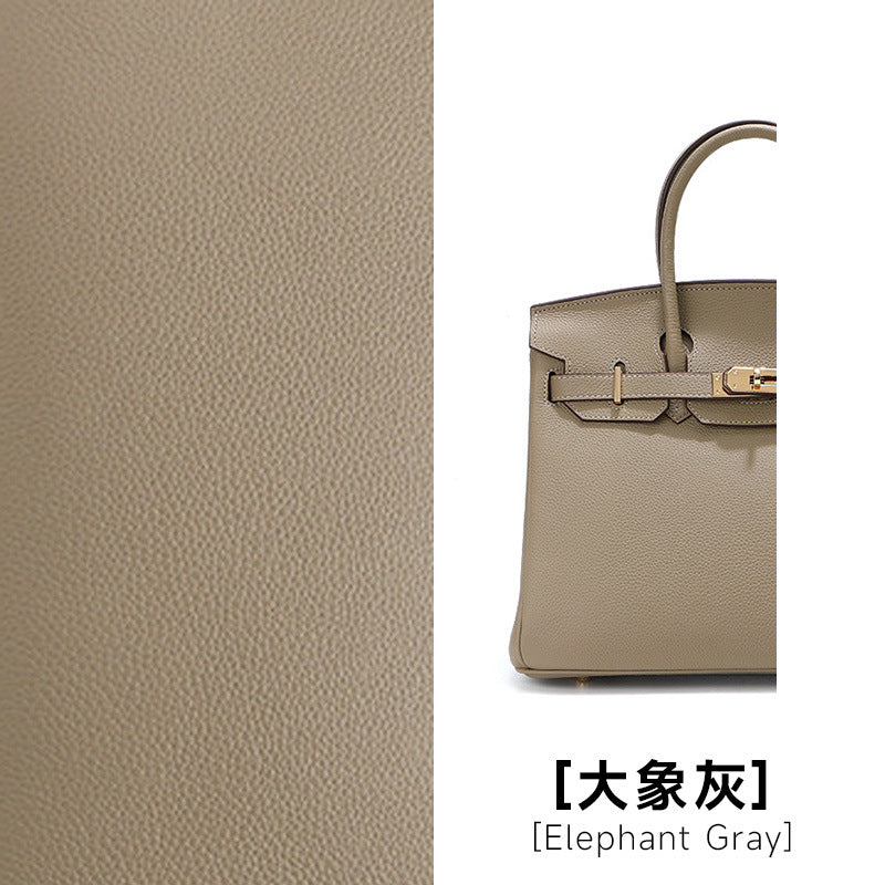 Chic Top-Layer Cowhide Birkin & Kelly-Inspired Tote Bag for Women, Premium Genuine Leather Large Capacity Top-Handle Crossbody Shoulder Handbag with Sophisticated Design, Ideal Commuter Purse