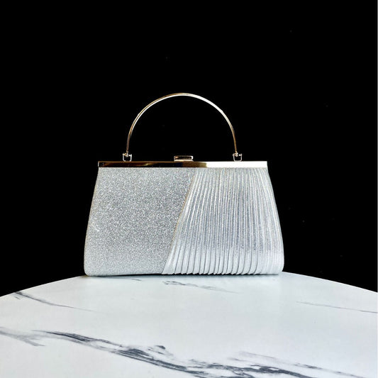 Dazzling Rhinestone-Embellished Small Square Evening Bag for Women, A Sparkly Top-Handle Crossbody Clutch Perfect for Banquets Parties & Special Occasions