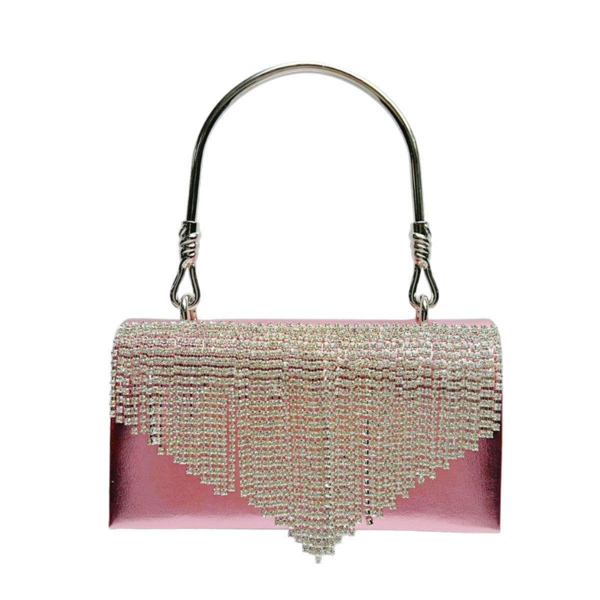 Elegant Rhinestone Tassel Luxury Evening Bag for Women, A Sparkly Crossbody Top-Handle Handbag Perfect for Cheongsam Formal Dresses Banquets & Special Occasions