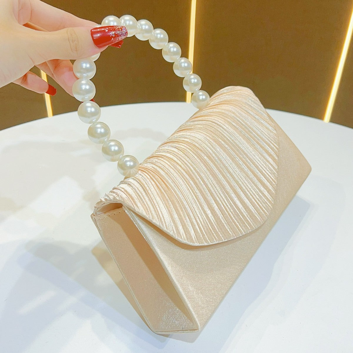 Chic Top-Handle Banquet Bag for Women, A Versatile Crossbody Clutch Shoulder Handbag Perfect for Evening Events & Parties