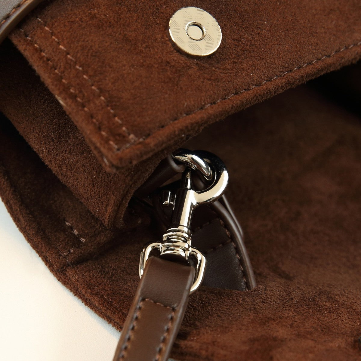 Suede Tie-Detail Small Bag for Women Niche Shoulder Crossbody Handbag, Premium Fall Winter Purse with Elegant Design