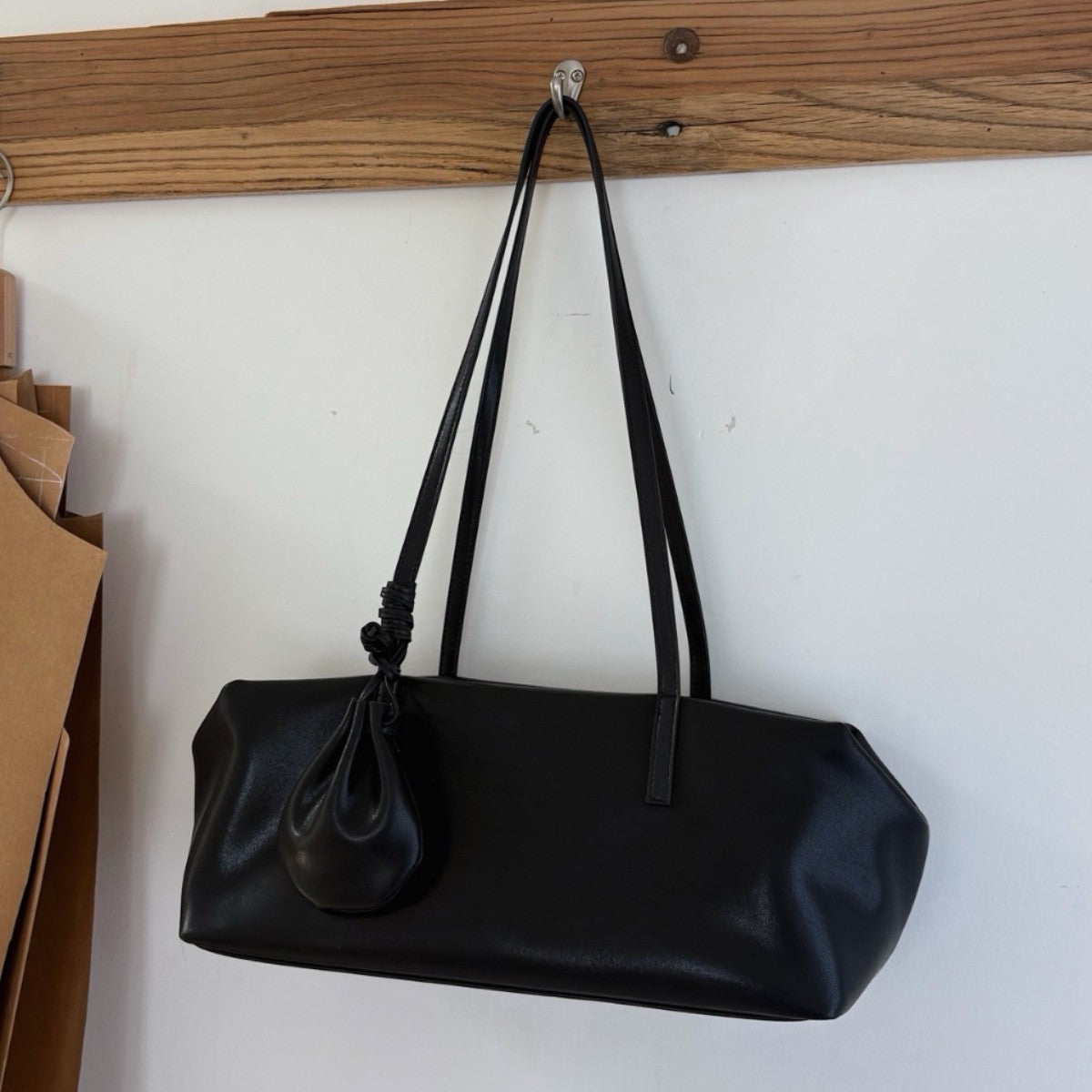 Genuine Leather Large Capacity Cloud Bag for Women, Designer Niche Summer Top Handle Shoulder Purse, Fashionable Casual Handbag for Ladies