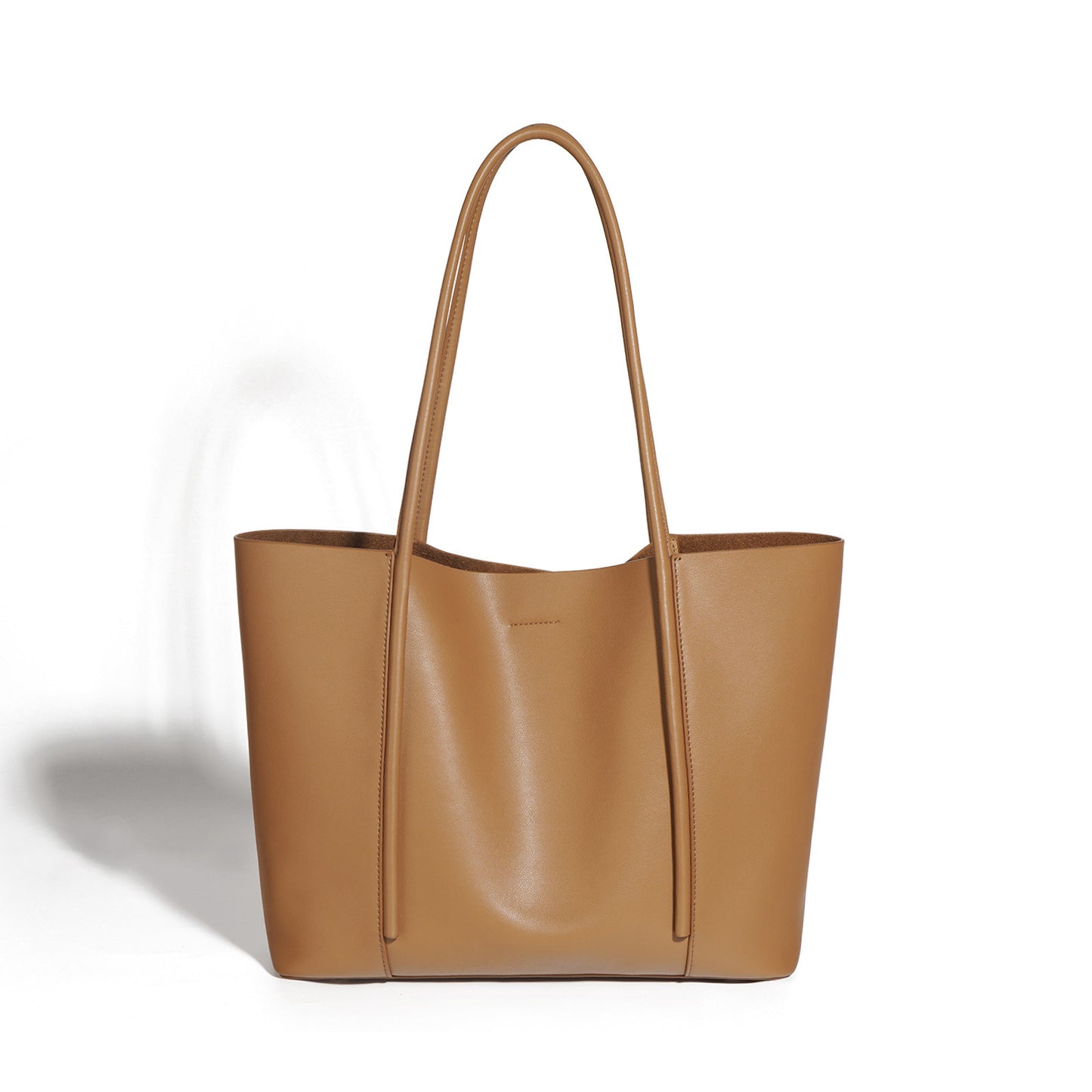 Cowhide Large Capacity Tote Bag for Women Stylish Commuter Shoulder Handbag, Versatile Bestselling Purse with Premium Leather Finish