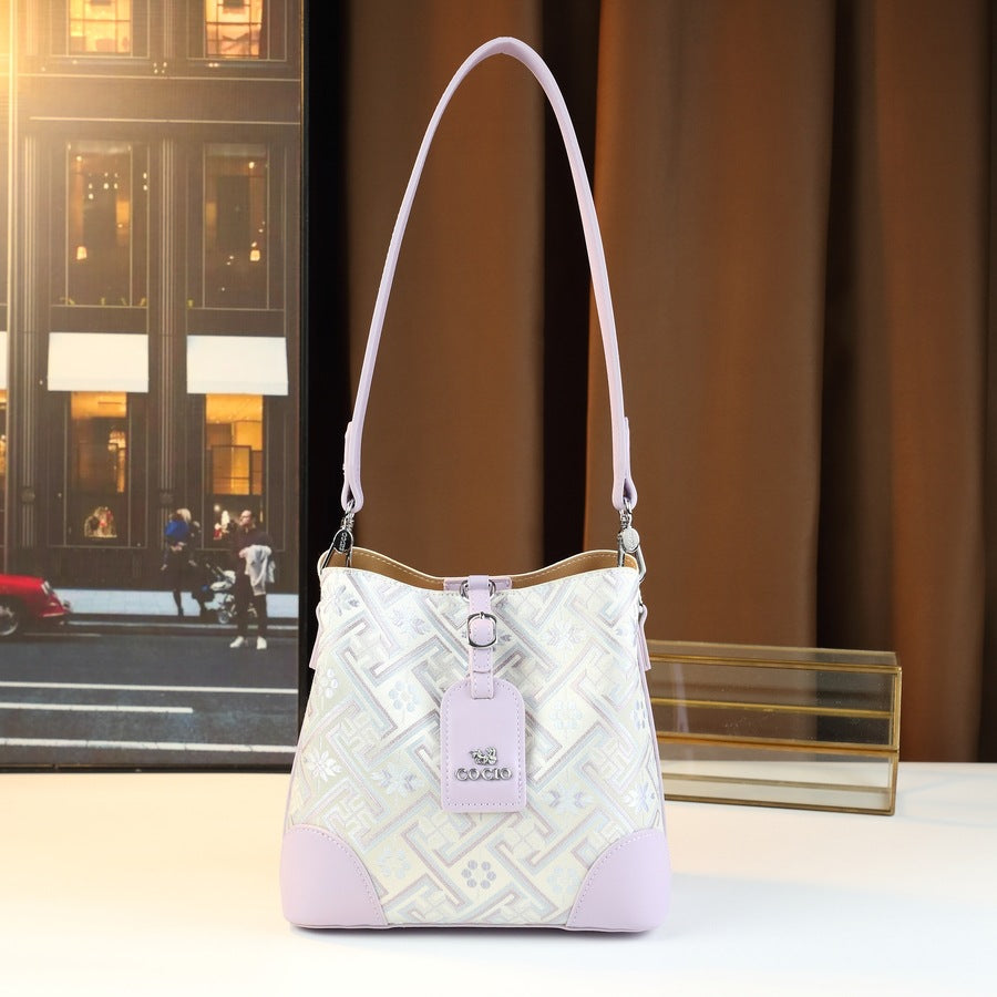 Niche Designer Bucket Bag for Women Premium Shoulder Underarm Crossbody Purse, Trendy Versatile Handbag with Chic Minimalist Style