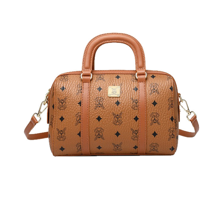 Genuine Leather Small Crossbody Bag for Women, New Fall Winter Vintage Minimalist Top Handle Purse, Versatile Work Handbag for Ladies
