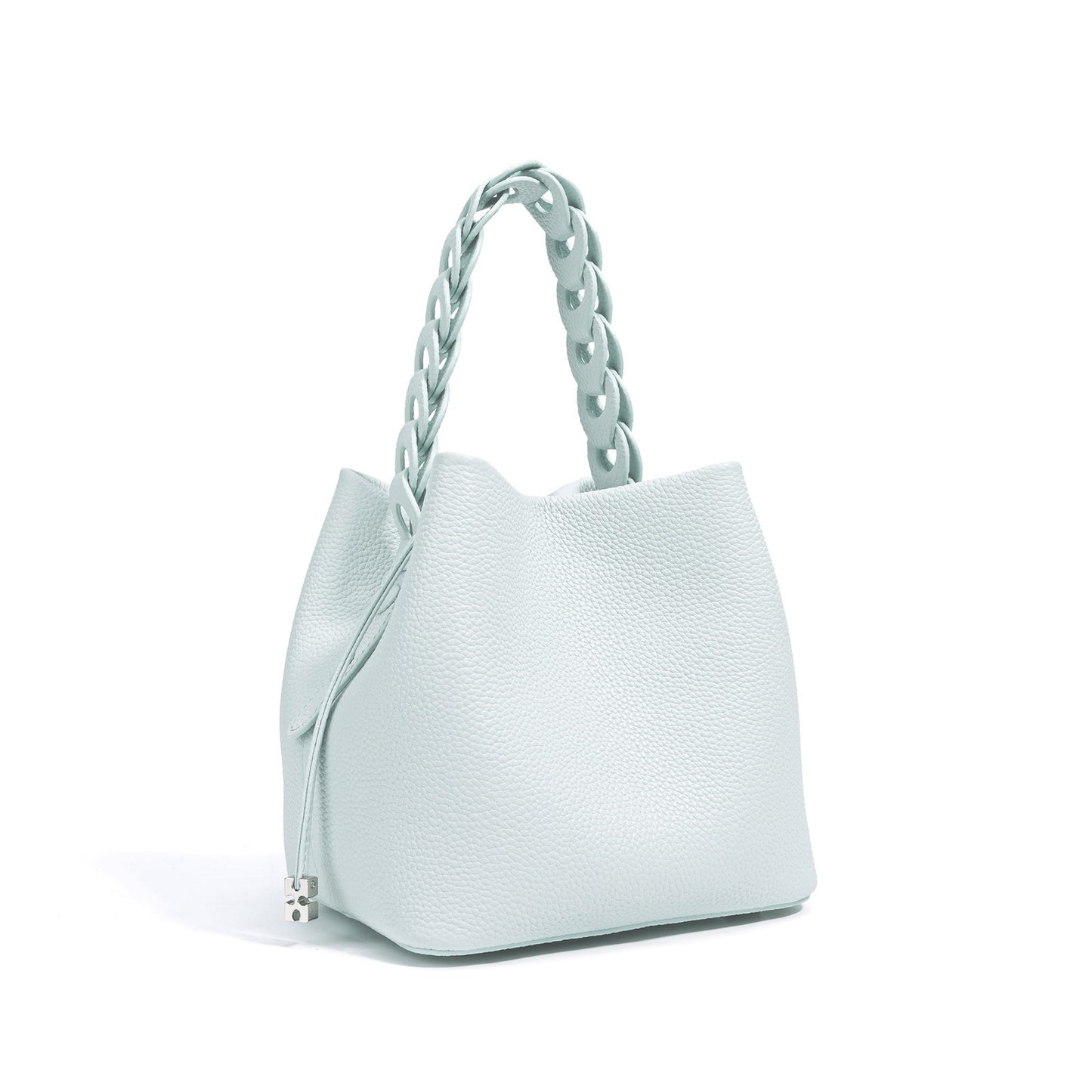 Genuine Top Layer Cowhide Bucket Bag for Women, Spring Elegant Commute Shoulder Crossbody Top Handle Purse, Versatile Everyday Handbag for Ladies