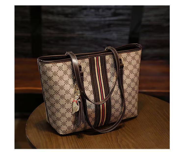 New Style Large Tote Bag for Women, Versatile Commuter Handbag for Work, Can Be Worn as Shoulder Bag or Underarm Bag, Spacious Everyday Carryall