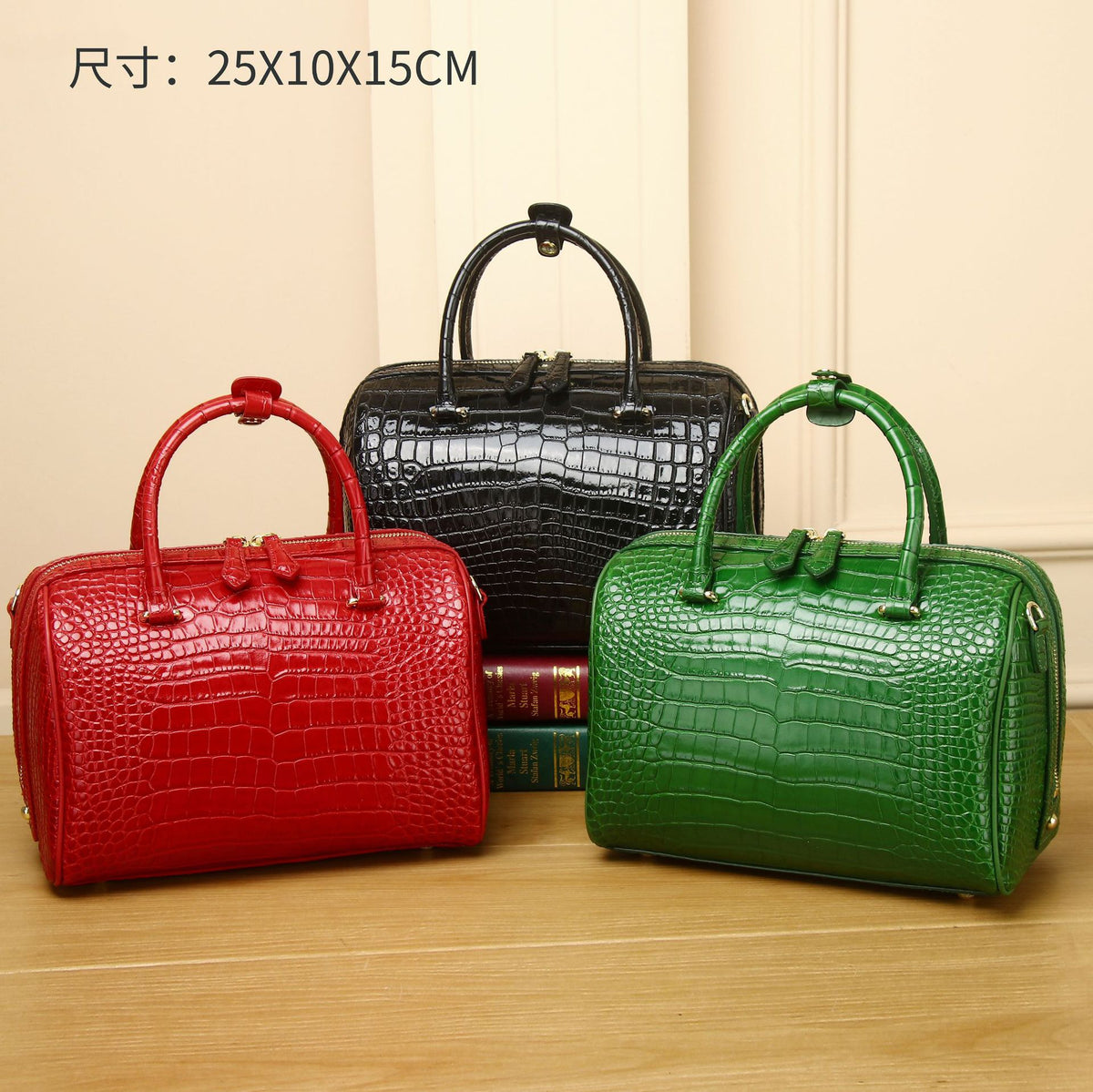New Arrival Croc-Effect High-End Bucket Bag for Women, A Shoulder Crossbody Pillow Handbag with Elegant Wedding Design