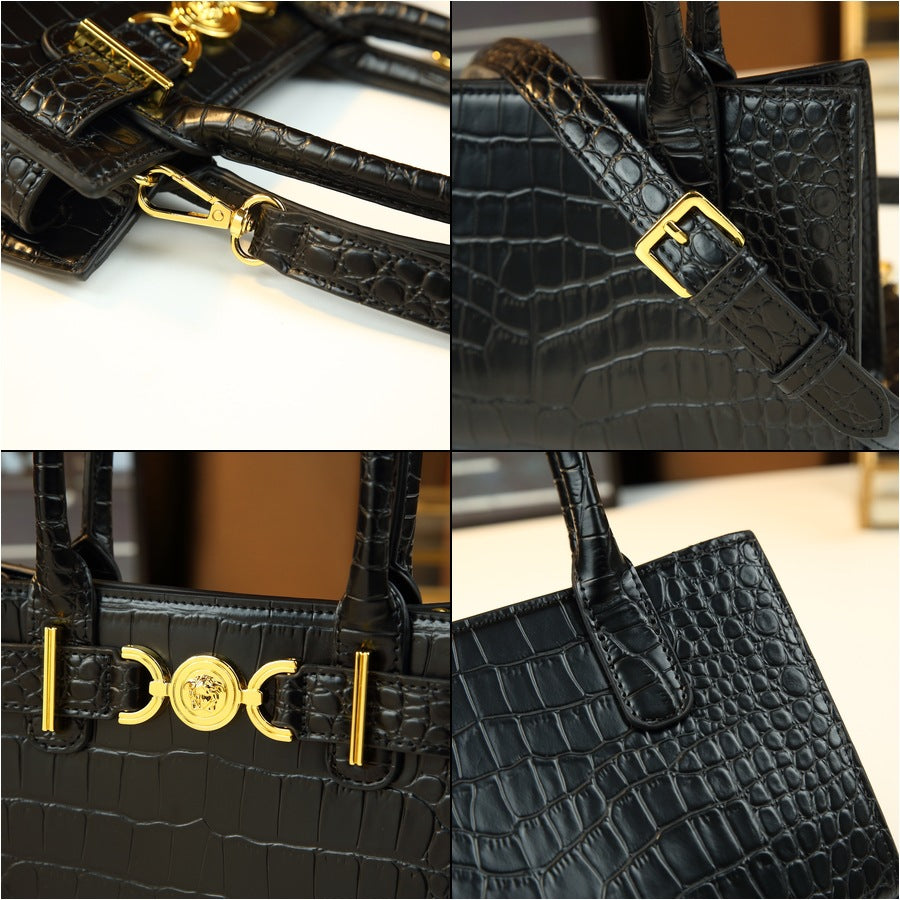Stone Grain Mini Square Bag for Women Light Luxury Shoulder Crossbody Handbag, Premium Textured Purse with Elegant Design