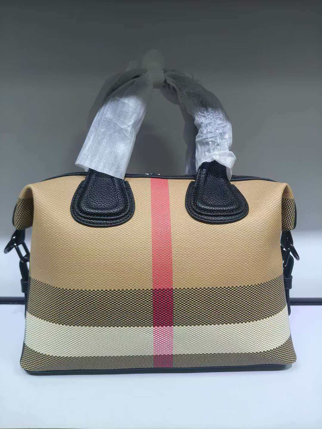 Genuine Leather Plaid Shell Handbag for Women, New Versatile Large Capacity Top Handle Shoulder Crossbody Purse, Trendy Bag for Ladies