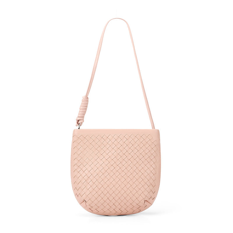 Handwoven Phone Bag for Women Elegant Shoulder Crossbody Purse, Premium Versatile Small Bag with Artisan Woven Texture