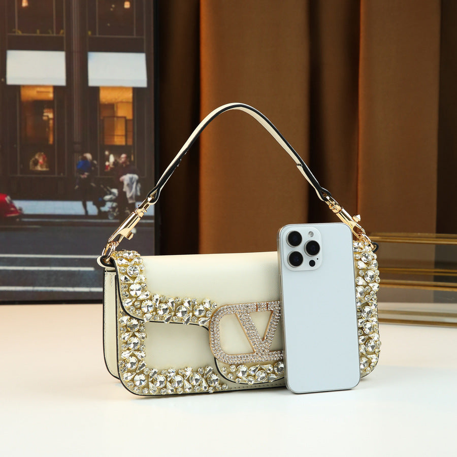 Chain Mini Square Bag for Women Spring Summer Evening Shoulder Crossbody Handbag, Viral Bestseller Purse with High-Fashion Design