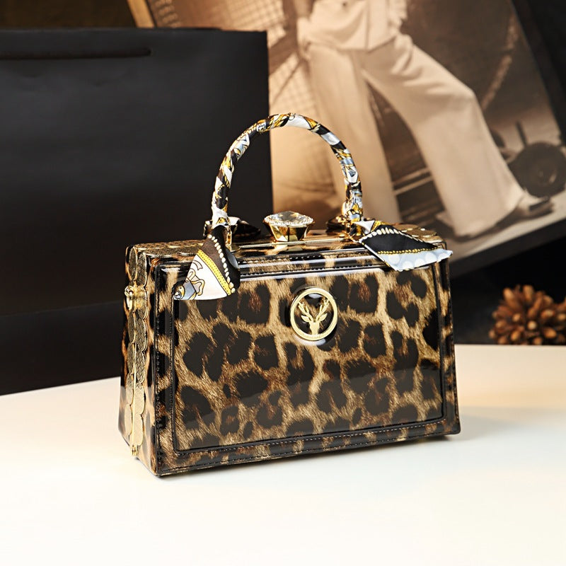Genuine Leather Niche Mini Square Bag for Women Shoulder Crossbody Handbag, Premium Fashion Purse with Designer-Inspired Style