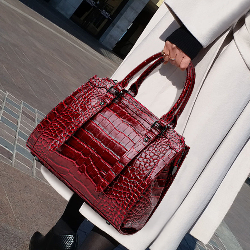 Genuine Top Layer Cowhide Large Capacity Handbag for Women, New Arrival Premium Commute Shoulder Crossbody Top Handle Purse, Trendy Casual Bag for Ladies