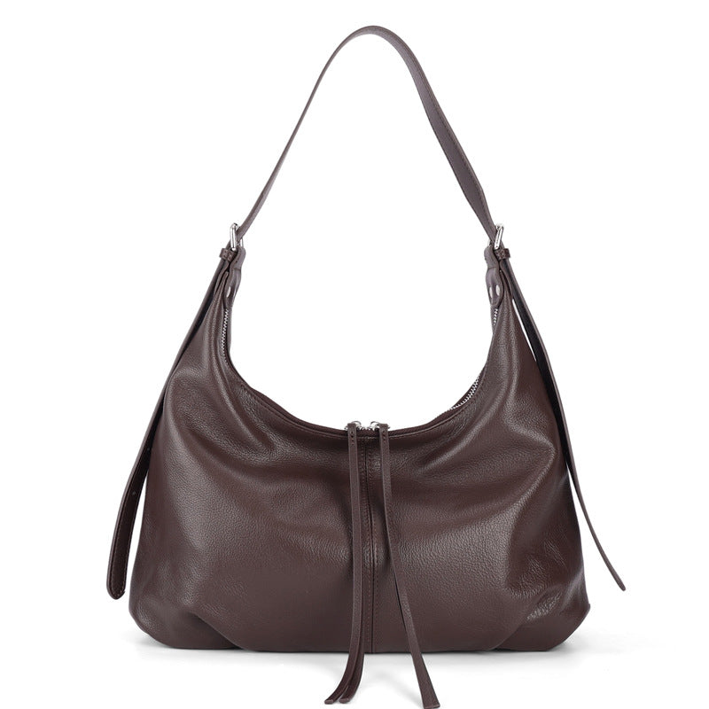 Trendy Tote Bag for Women Large Capacity Commuter Shoulder Underarm Handbag, Versatile Purse with Modern Everyday Style