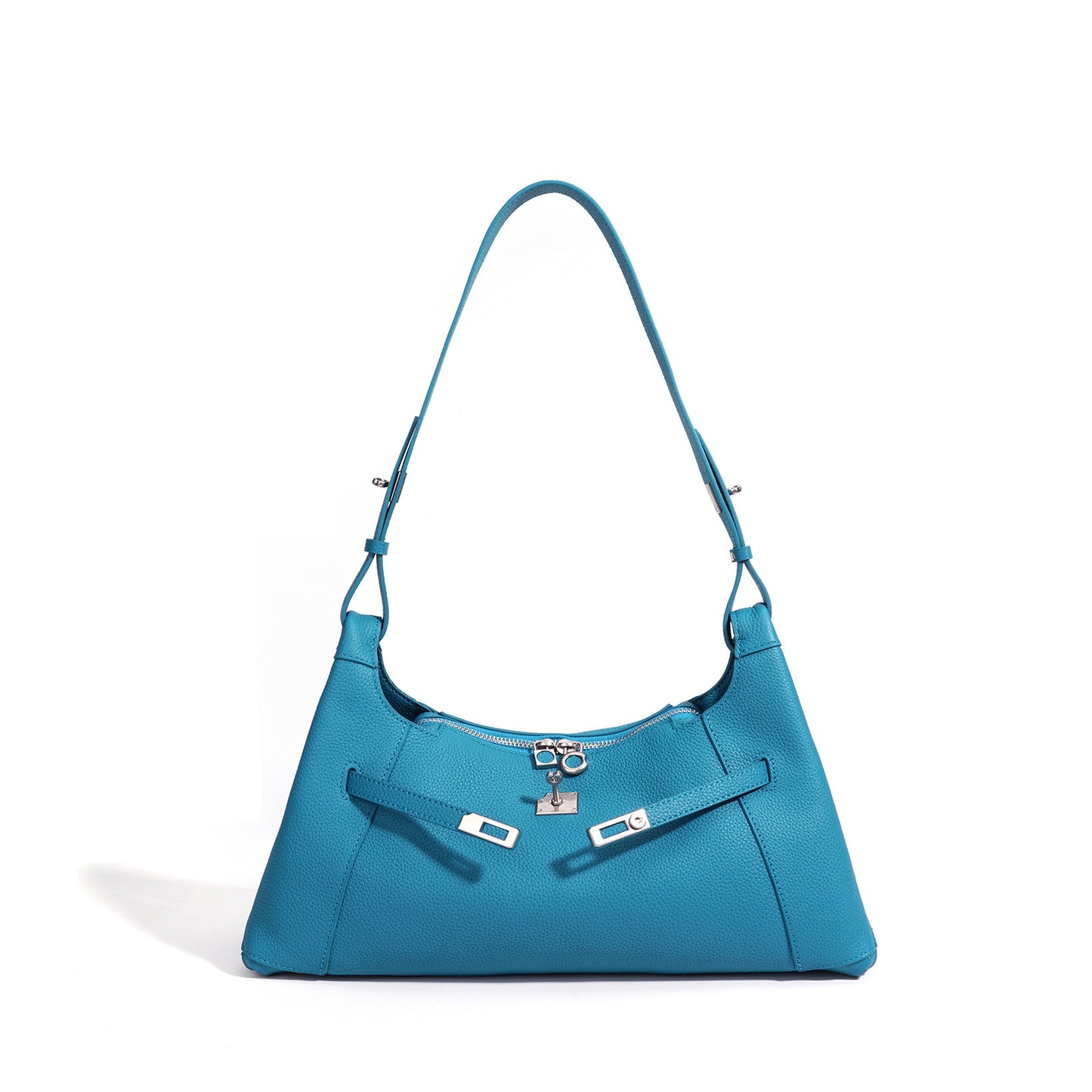 Summer Versatile Genuine Leather Underarm Bag, Premium Shoulder Crossbody Tote, Niche Korean Style Commute Handbag for Women