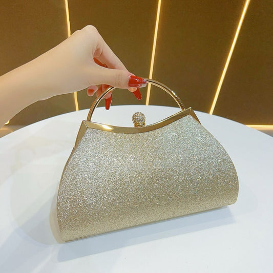 Dazzling Sequin Party Clutch for Women, A Glamorous KTV Top-Handle Crossbody Shoulder Bag with Sparkly Embellished Design, Perfect for Bridal Events Banquets Night Out Parties & Special Occasions