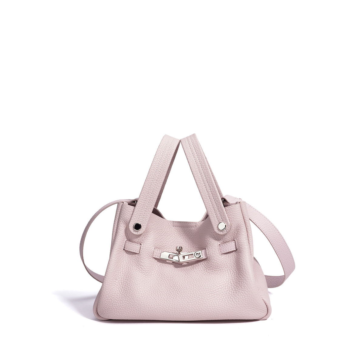 Genuine Top Layer Cowhide Kelly-Style Basket Bag for Women, Niche Design Commute Shoulder Crossbody Top Handle Purse, Versatile Bucket Handbag for Ladies