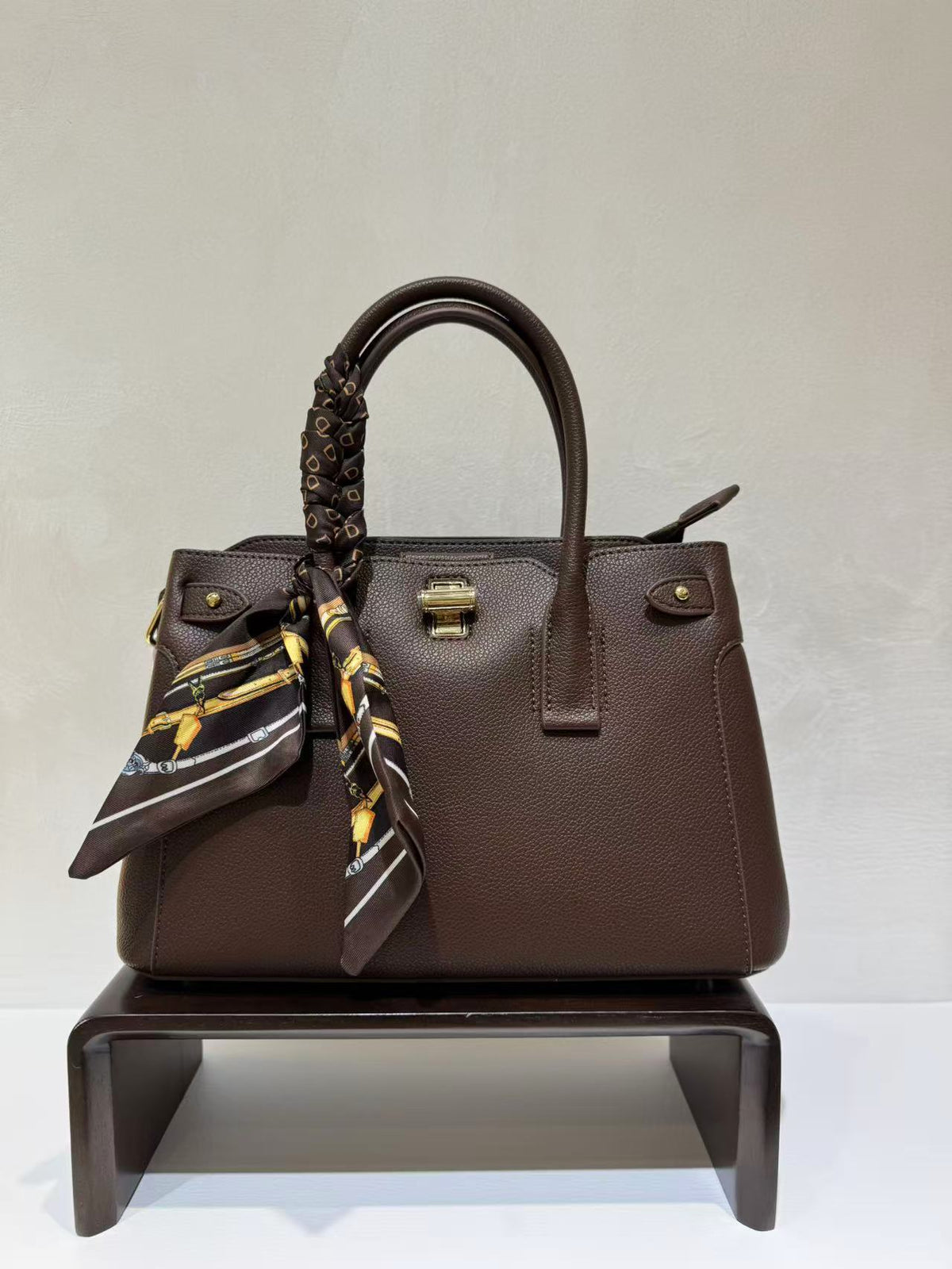 New Arrival Genuine Leather Birkin-Inspired Tote Bag for Women, Premium Large Top-Handle Handbag with Sophisticated Elegant Design, Perfect Mother's Day Gift for Mom