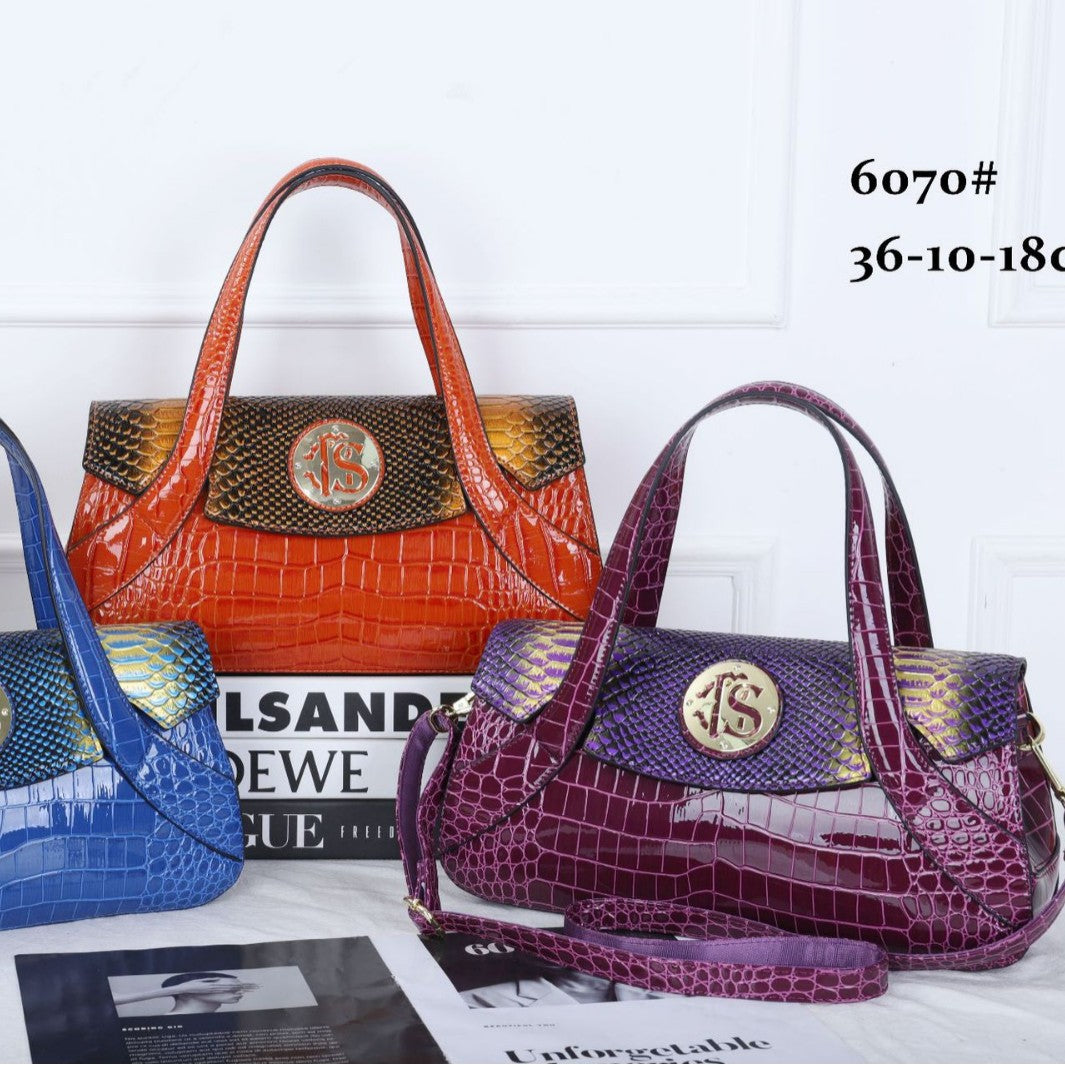 Patent Leather Snakeskin Embossed Tote Bag for Women Large Capacity Light Luxury Handbag, Glossy Finish Purse with Exotic Texture