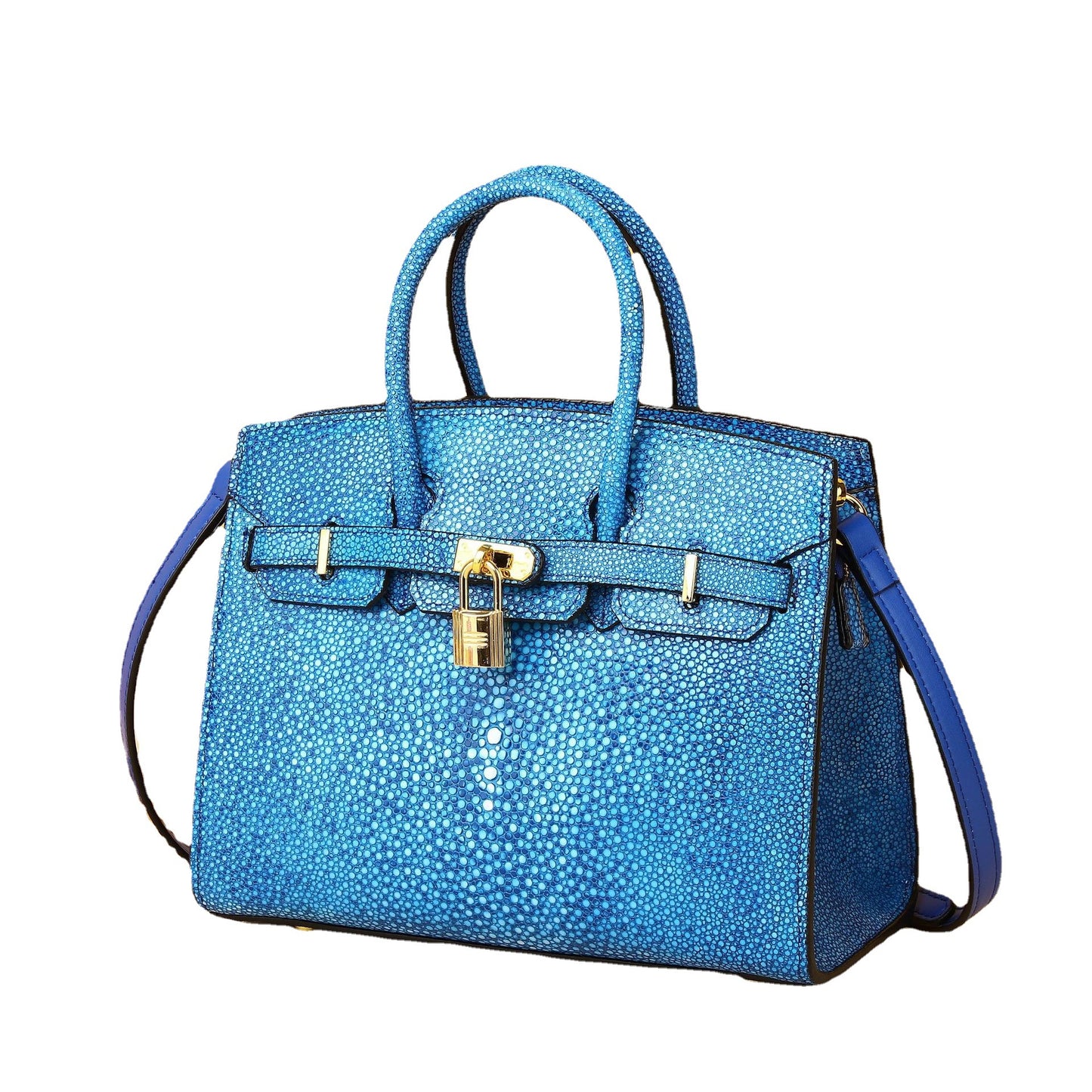 Chic Smooth Pearl-Embossed Birkin-Inspired Tote Bag for Women, Classic High-End Shoulder Crossbody Handbag with Timeless Fashionable Design, Versatile Everyday Purse