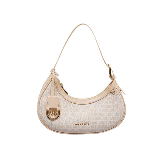 Genuine Leather Crescent Underarm Bag for Women, New Spring Summer Niche Designer Shoulder Purse, Premium Chic Handbag for Ladies